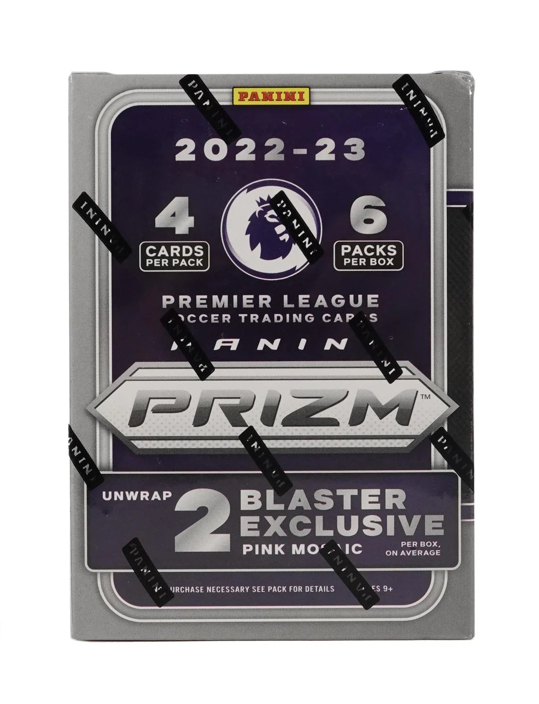 2022/23 Panini Prizm Premier League EPL Soccer 6-Pack Blaster (Pink Mosaic Prizms!)