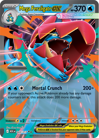 Ascended Heroes Mega Feraligatr ex Box
