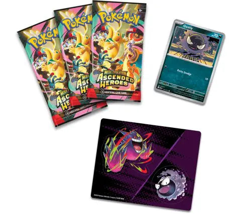 Gastly 3 pack Blister Ascended heroes
