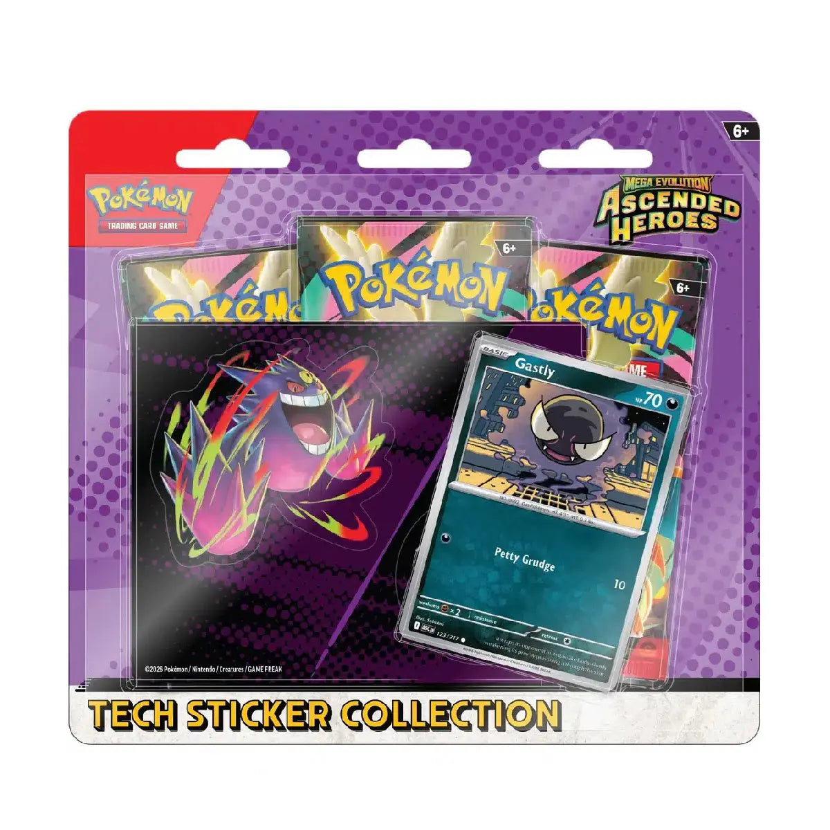 Gastly 3 pack Blister Ascended heroes