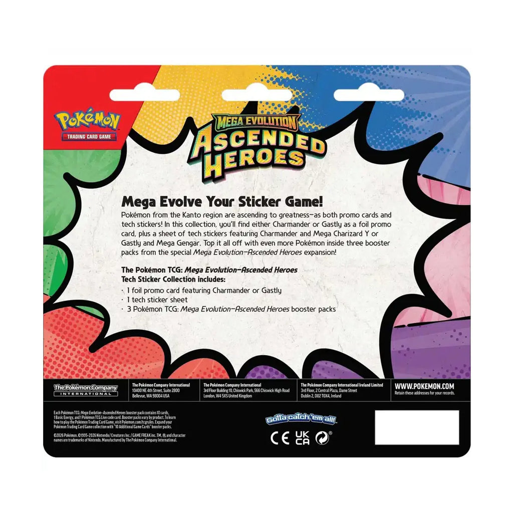 Gastly 3 pack Blister Ascended heroes