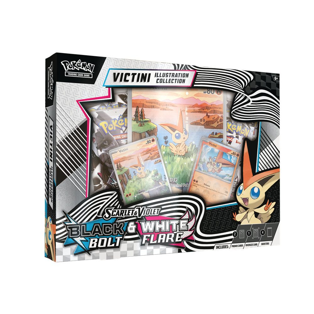 Black Bolt & White Flare Victini Illustration Collection