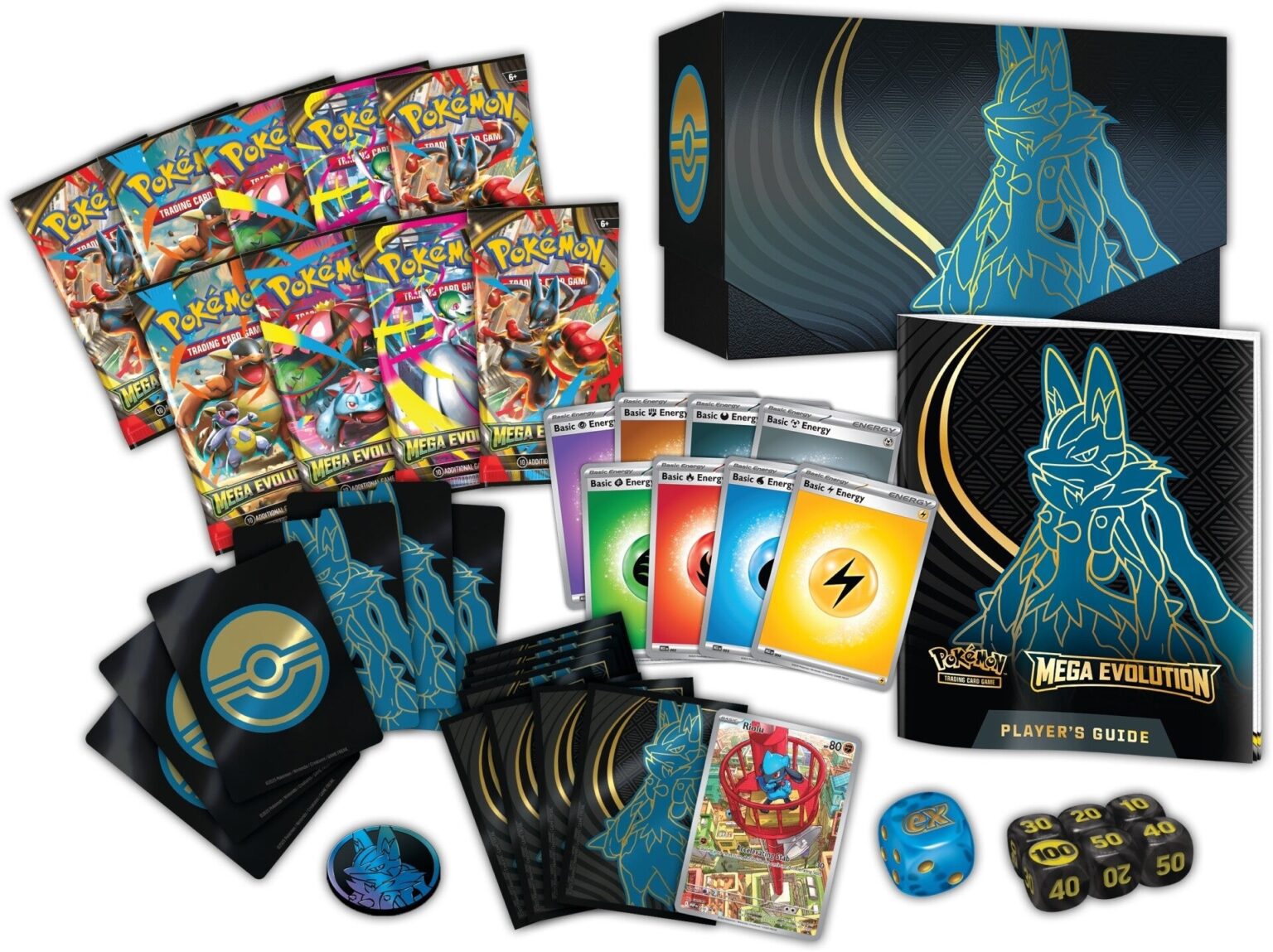 Mega Evolutions Elite Trainer box Lucario