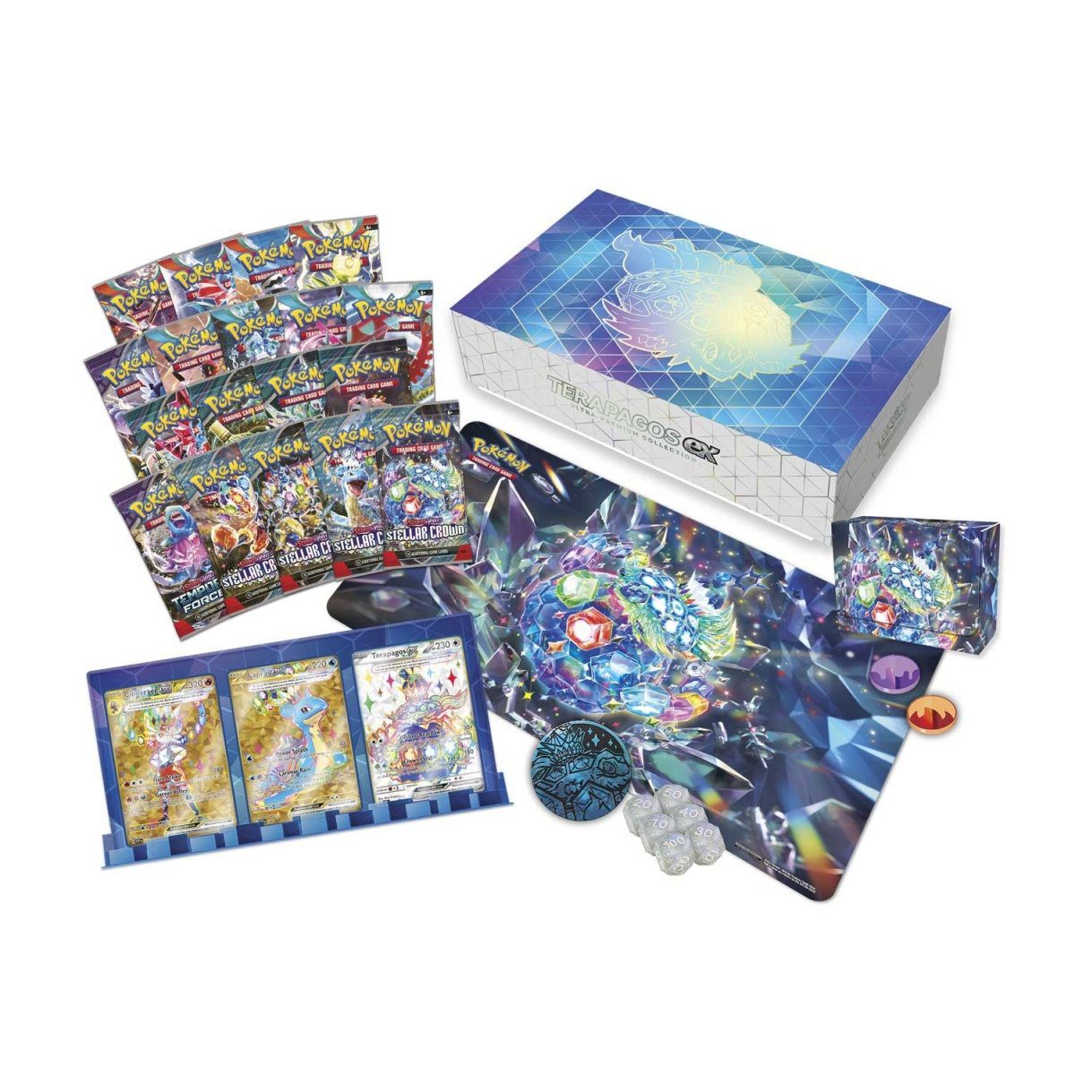 Pokémon Terapagos EX Ultra Premium Collection