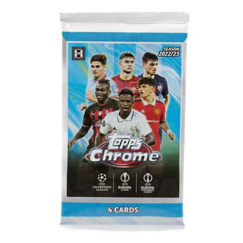 Topps Chrome UEFA Club Competitions Soccer Hobby LITE - Booster Pack